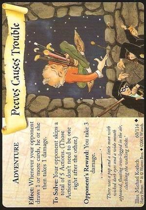 Peeves Causes Trouble